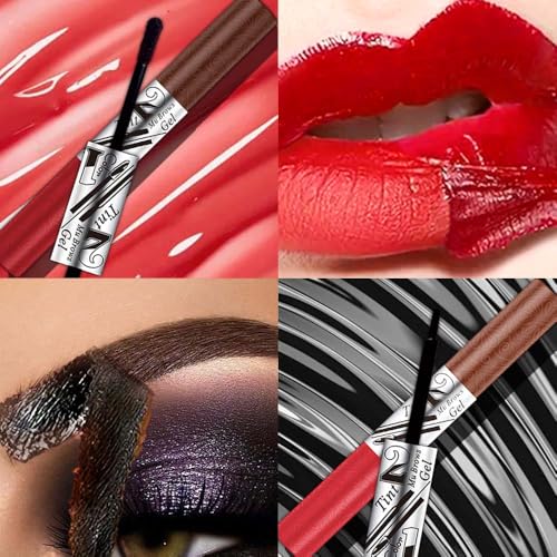 Peel Off Eyebrow Tint & Lip Gloss 2-in-1 Waterproof Set