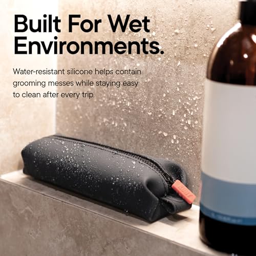 Koby Mini Dopp Kit Toiletry Bag - Leak-Resistant Silicone, 8.5"