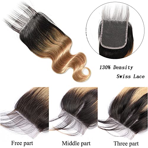4x4 Swiss Lace Closure | Pre-Plucked Body Wave Human Hair