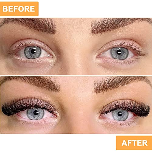 B&Q Lash Clusters 280PCS Natural Eyelash Clusters 50D D 18mm Individual Lash Wispy Eyelash Extension with Soft Thin Band Classic Look Pesta?as Postizas Comfortable DIY at Home(50D-D-18mm)