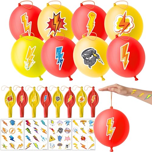 Lightning Bolt Party Favors 72-Piece Set for Kids