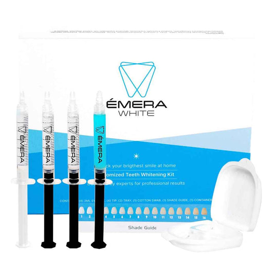 Emerawhite Teeth Whitening Kit - Personalized 9-Day Tooth Whitener - Professional Snow Whitening for Radiant Smiles | Enamel Safe