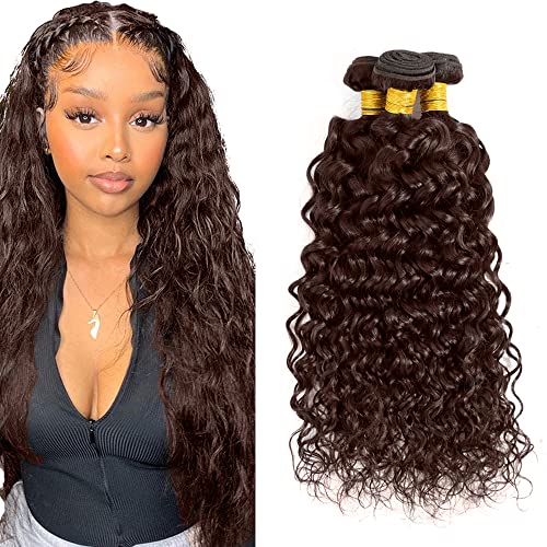 8A Virgin Hair Bundles Water Wave 12 14 16 Inch