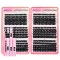 DIY Eyelash Clusters Kit - 100D 120D 150D with Bond & Seal