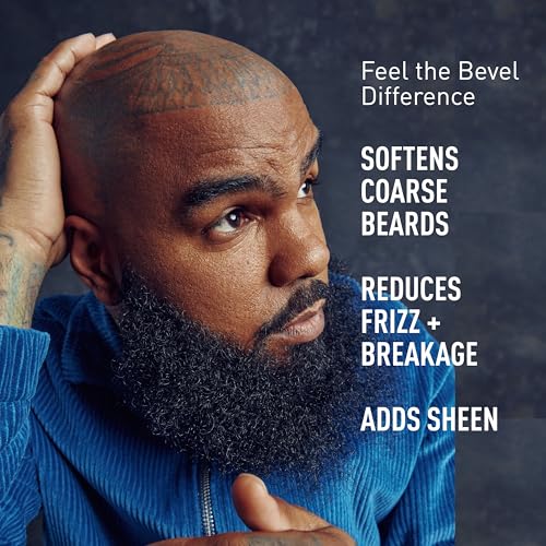 Bevel Mens Beard Grooming Kit - Includes Beard Conditioner, Hair Nourishing Pomade, and Beard Oil to Soften, Hydrate and Strengthen Beard and Reduce Skin Irritation and Redness