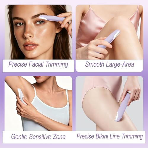 KANLINS Sonic Dermaplane Razor for Women with LED Light