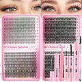 Natural Wispy Lash Clusters 720Pcs DIY Extension Kit with Tools
