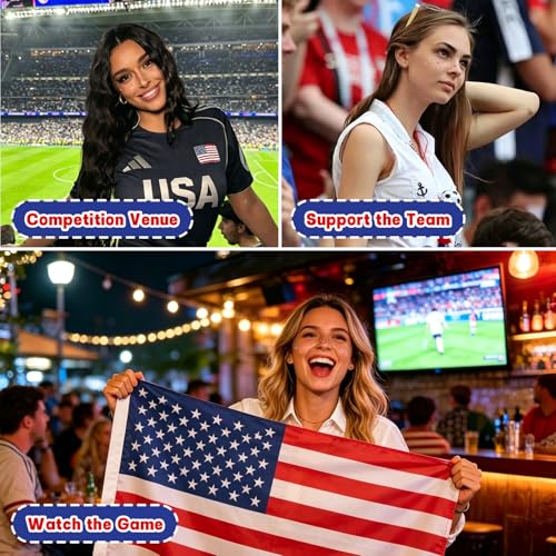 8-Piece Waterproof Face Tattoos for 4th of July & Festivals