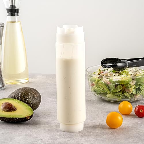 Restaurantware 16oz FIFO Squeeze Bottles, 6-Pack