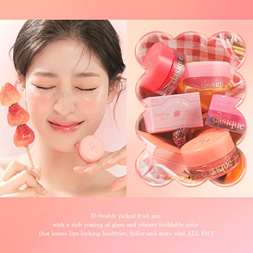 dasique Fruity Lip Jam #07 Plum Jam | High-shine finish | Moisturizing | Vegan, Cruelty Free | Lip Balm | stocking stuffers | Hydrating Shine | Soft Lips