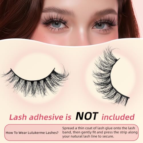 Fluffy 3D Faux Mink False Eyelashes - 16MM D Curl (7 Pairs)