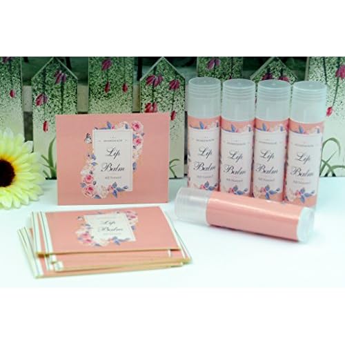 Assorted T2 Adensive Lip Balm Label Sticker for Container - 100pcs Paper Stickers