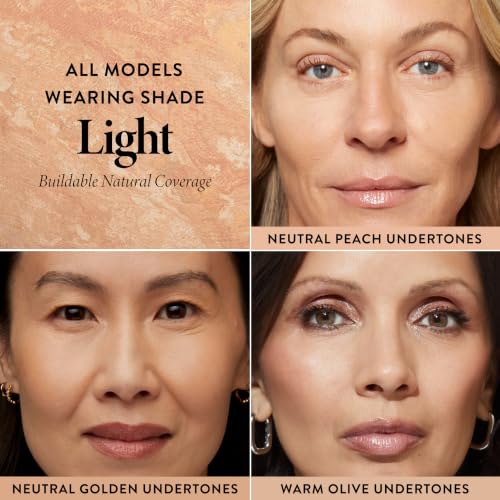 Laura Geller Light 03 - Baked Starter Kit: Balance-n-Brighten Powder Foundation + Best of The Best Palette + Angled Kabuki Brush Set