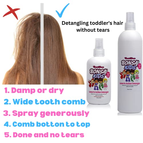 Gentle Detangler Spray for Kids - 16 fl oz, Smooths Knots & Tangles