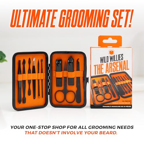 10-Piece Travel Manicure & Pedicure Kit for Men & Women
