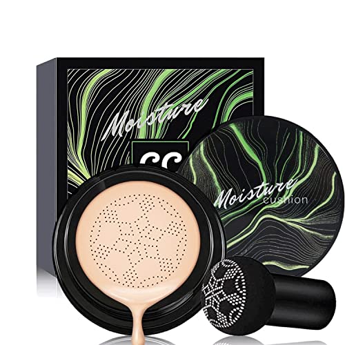 Mushroom Air Cushion CC Cream Foundation with Sponge