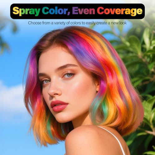 Temporary Washable Hair Color Spray - Light Blue for Parties & Cosplay