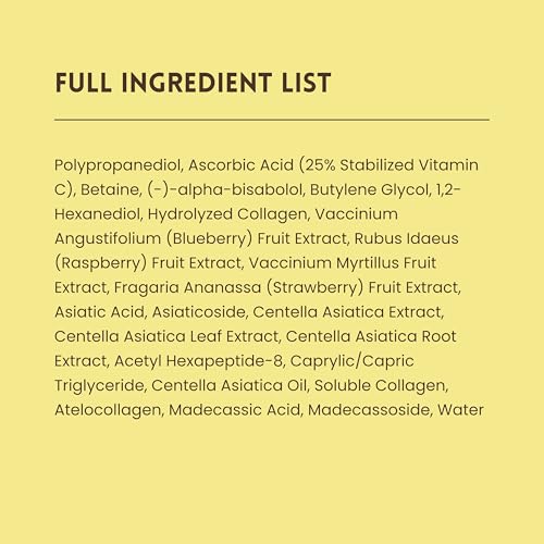 Active C Ampoule ? 25% Stabilized Vitamin C Brightening & Firming Serum with Triple Collagen, Centella EV & Peptides ? Non-Irritating Korean Skincare for Radiant, Even-Tone Skin ? 1.2 fl oz