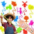 48Pcs Farm Party Favors - Stick Hands & Temporary Tattoos