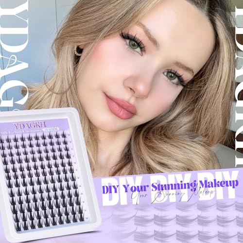 Anime Spiky Lash Clusters with Clear Band - 120Pcs