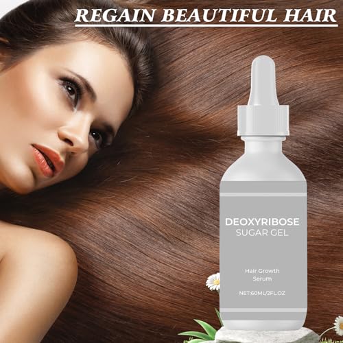 YIVANNUO 2PCS Deoxyribose Sugar Hair Growth Gel Serum 60ml