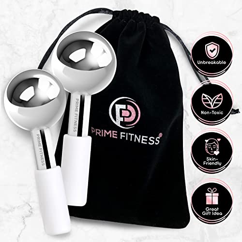 Ice Globes for Facials – Stainless Steel Cooling Roller