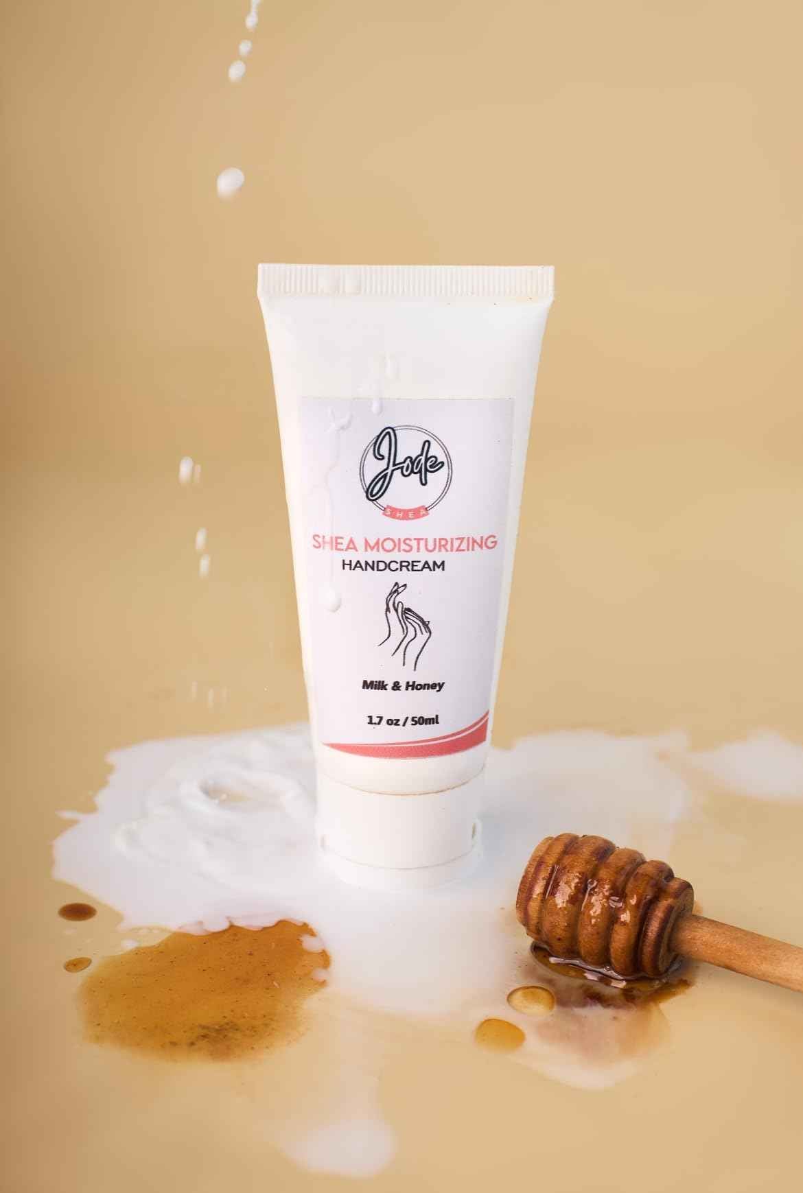 JODEShea - SHEA MOISTURIZING HANDCREAM Milk & Honey 3 1/3Oz or 100ML