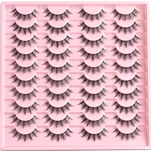 FARRED Wispy False Eyelashes - 20 Pair Variety Pack