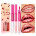 2-in-1 Lip Liner & Gloss Set - Matte Ombre with Plumping Shine