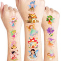 96 Fairy Temporary Tattoos for Kids - Pre-Cut Party Favors