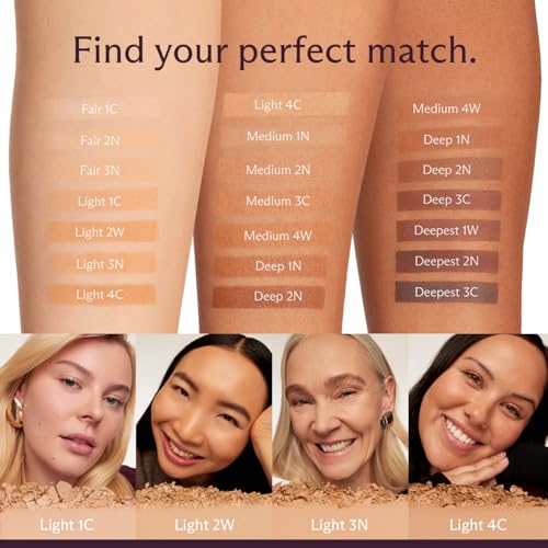 Subtl Beauty BB Powder + Dual-Ended Face Brush ? Light 2W, 6.3g ? Talc-Free Powder Foundation with Buildable Coverage, Skin-Like Finish, Hydrating Formula, Travel-Friendly Brush