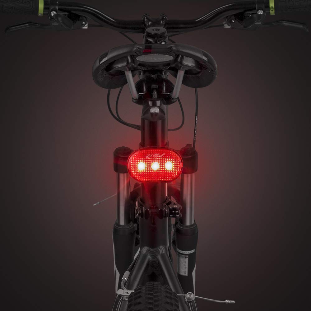 BV Bicycle Light Set Super Bright 5 LED Headlight, 3 LED Taillight, Quick-Release, Bike Lights for Night Riding