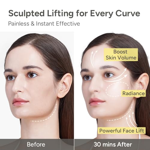 Collagen Retinol V-Line Lift Mask - Full Face & Neck, 4 Count