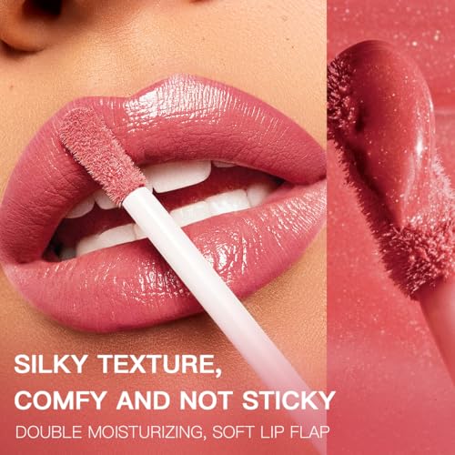 USHAS Lip Gloss - High-Shine Moisturizing Liquid Lip Stain