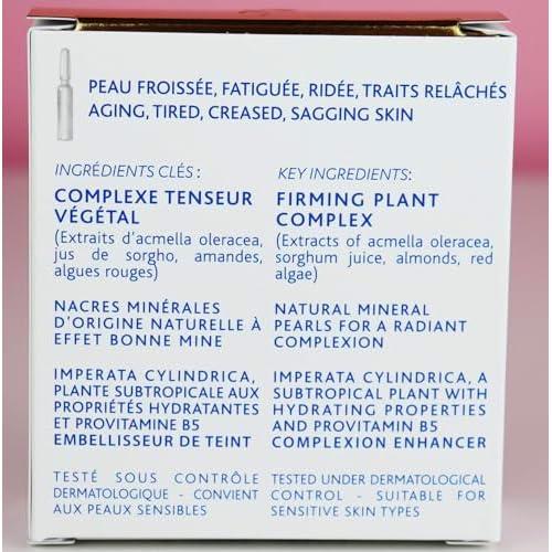 Coup d'Eclat Lift & Glow Ampoules - Illuminating and Firming Treatment with Hyaluronic Acid Serum for Face, Hydrating Face Serum for Dry Skin, Reduces Fatigue & Boosts Radiance, 7 Ampoules