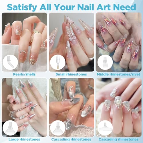 Rhinestone Picker Tool Kit with 8 Tips for Nail Art & Jewelry