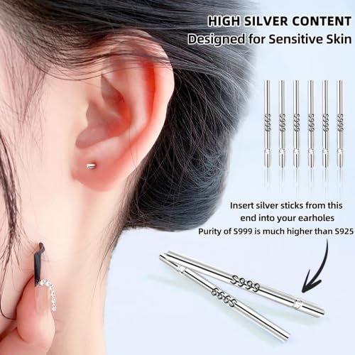 Novopiercing Gold Self Ear Piercing Gun Kit with 18 Pairs of CZ & Steel Ear Studs