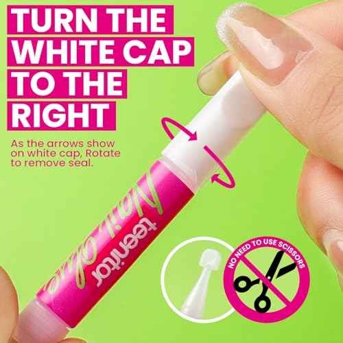 Teenitor 30Pcs Nail Glue for Acrylic Nails, Strong Nail Glue for Press Ons Nails, Nail Glue Bulk for Broken Nail Nail Bond Glue, Super Glue for Nails Fingernail Glue