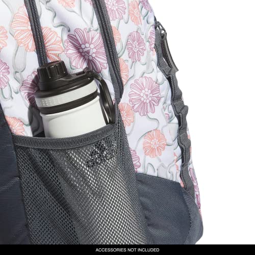 adidas Excel 6 Backpack, Seed Camo Floral White-Wonder Clay/Onix Grey, One Size