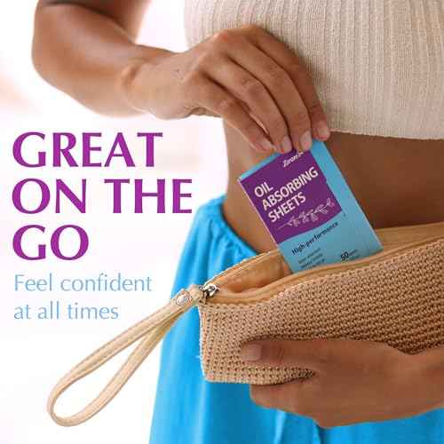 High-Performance Oil Absorbing Sheets for Face - 3 pack (150 sheets) - Makeup Friendly Blotting Papers for Oily Skin - Oil Blotting Sheets for Face