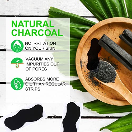 Charcoal Pore Strips for Blackheads - 80pc Nose Strips