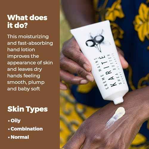 Karit? Cr?me Mains Nourishing Hand Cream for Dry Hands | Shea Butter, Organic Jojoba & Rosehip Oil Blend | Dermatologist-Formulated and Approved | Cruelty-Free, Hypoallergenic Vegan Hand Cream