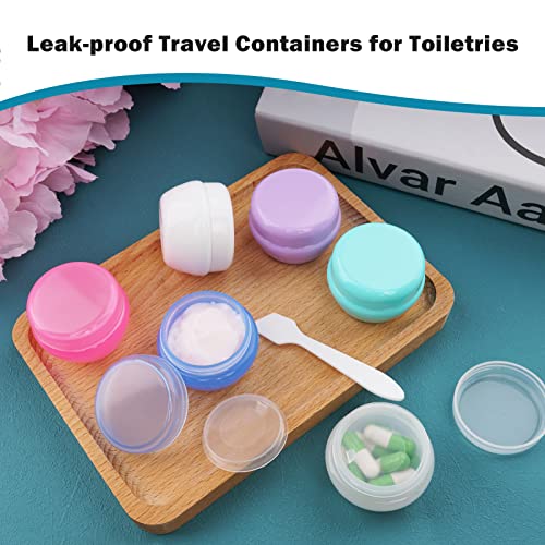 Cosywell Travel Jars 20g TSA Approved Leak-proof Cosmetic Containers 6-Pack