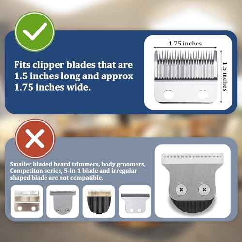 Clipper Guards Set 10 12 14 16 Compatible with Wahl Clippers, 4pcs Extra Long Clipper Guides Replacement - 2", 1.75", 1.5", 1.25" Hair Guard Clipper, Black Clipper Guards for Wahl