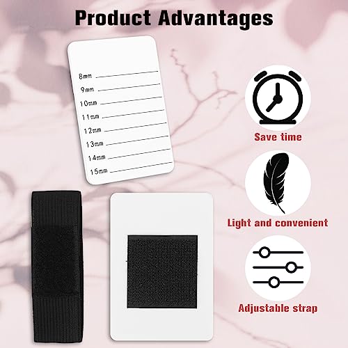 4 Pack Eyelash Extension Lash Trays with Adjustable Wrist Strap