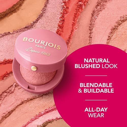 Bourjois Little Round Pot Blusher Powder #095 Rose De Jaspe 2.5g