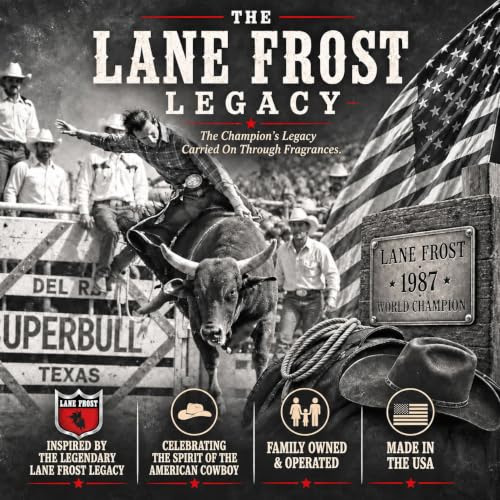 Lane Frost Legendary Original Men's Cologne 3.4 Fl Oz - Western Inspired Fragrance