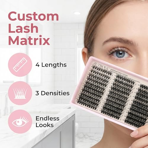 D-Roll Wispy Lash Clusters 40D 50D 60D - 12-18mm Reusable