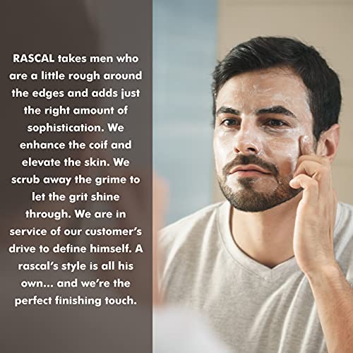 Racal Men's Face Moisturizer - Nourishing and Hydrating Facial Moisturizer for Men, Chamomile Flower Extract & Soybean Oil, Natural Sandalwood Scent, Paraben-Free, Cruelty-Free - 4 Oz