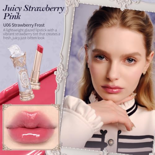 Flower Knows Knight Unicorn Lipstick - Juicy Strawberry Pink 0.12oz